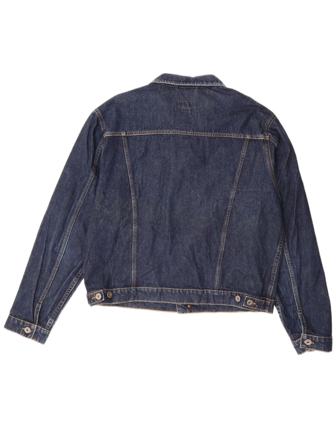 MUSTANG Herren Jeansjacke UK 40 XL Marineblau Baumwolle