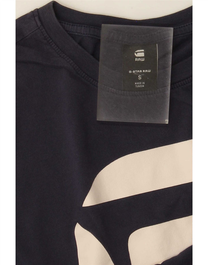 G-Star Herren Grafik T-Shirt Top Small Marineblau