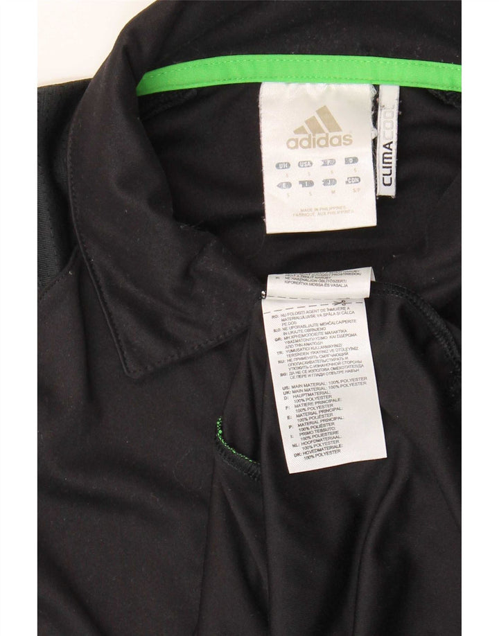 Adidas Herren Climacool Poloshirt Small Schwarz Polyester