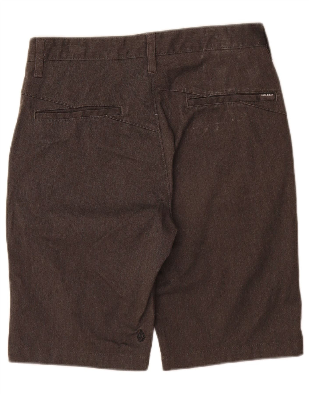 Volcom Herren Chinoshorts W28 Small Graue Baumwolle