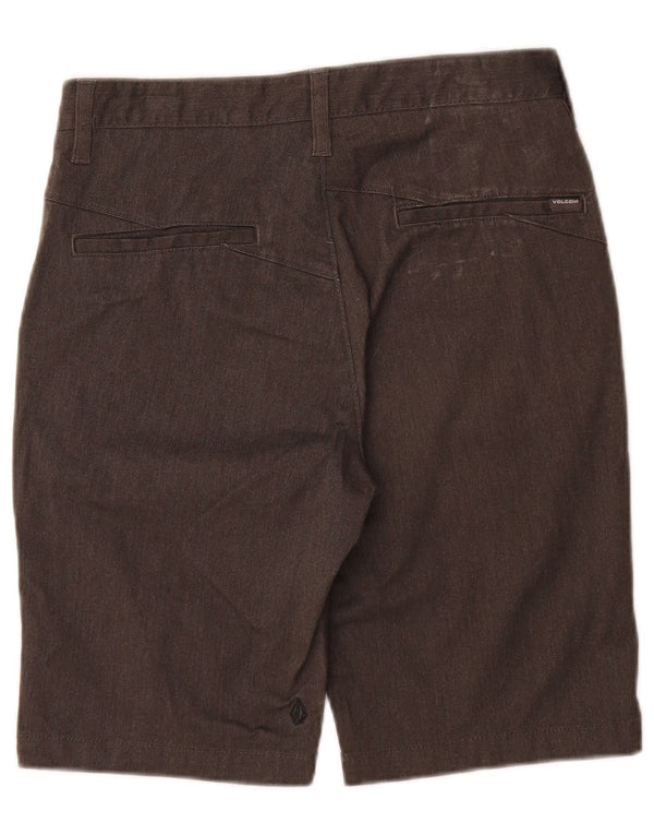 Volcom Herren Chinoshorts W28 Small Graue Baumwolle