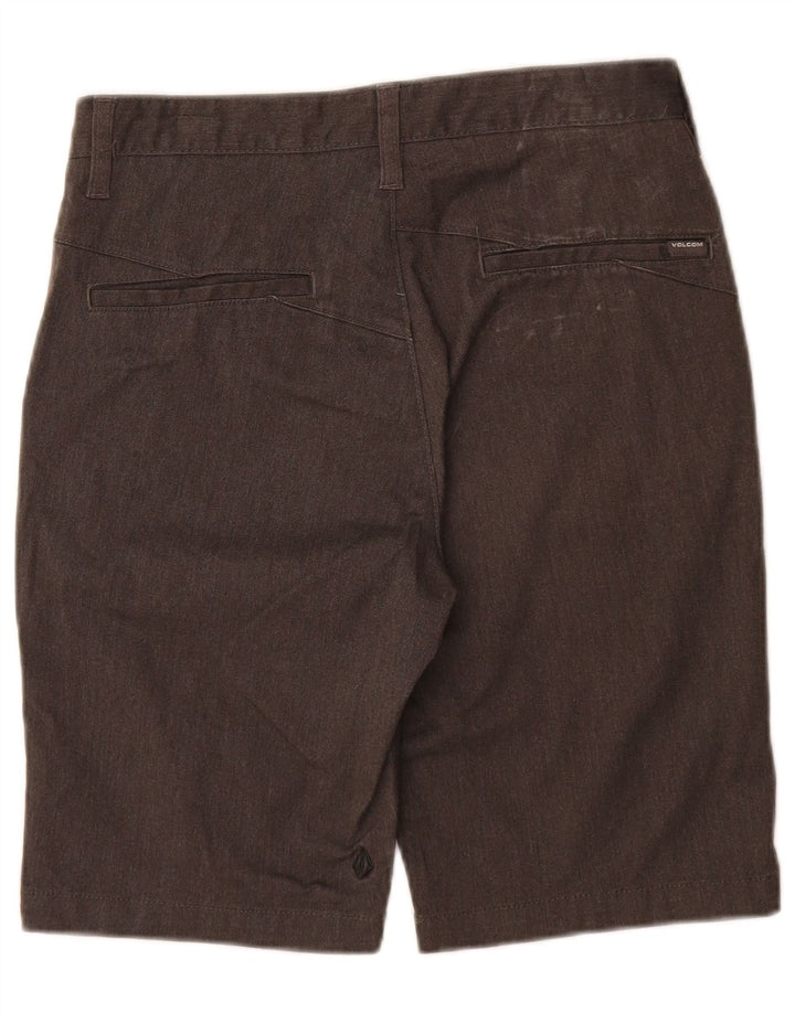 Volcom Herren Chinoshorts W28 Small Graue Baumwolle