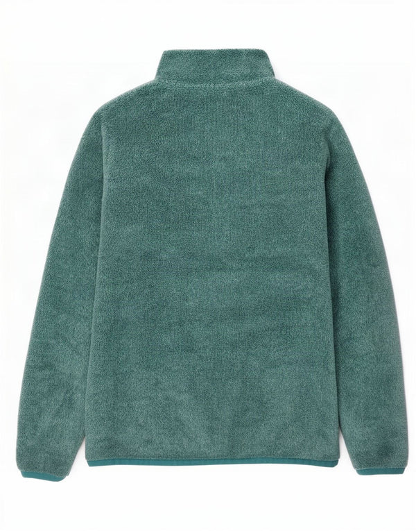 Weird Fish Damen Fleecejacke UK 10 Small Grün Polyester