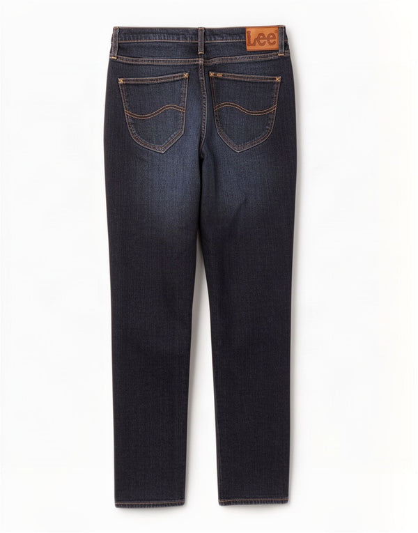 Lee Herren Austin Tapered Jeans W34 L32 Marineblau Baumwolle