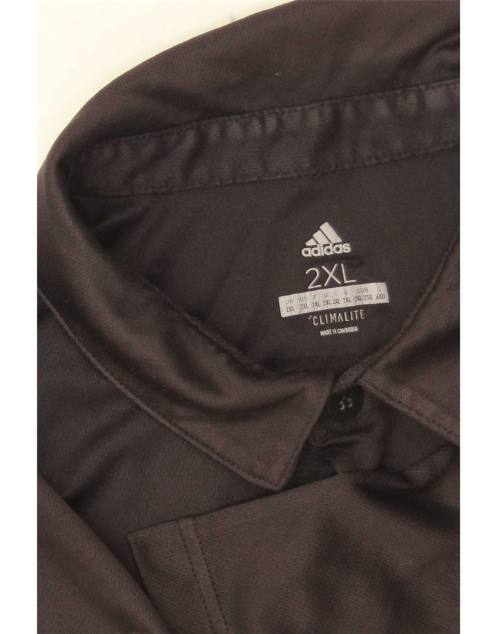 Adidas Herren Climalite Poloshirt 2XL Schwarz