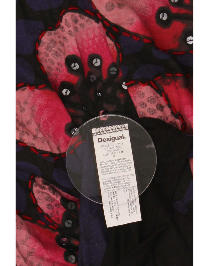 Desigual Damen Etuikleid mit abstraktem Muster UK 12 Medium Mehrfarbig