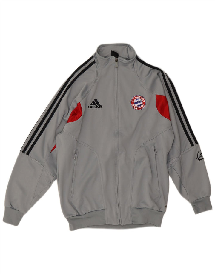 Adidas Jungen Grafik-Trainingsanzug-Top-Jacke, 15–16 Jahre, Grau, Farbblock