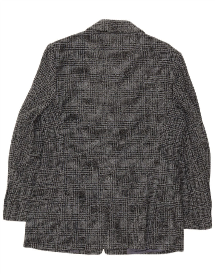 Marks & Spencer Damen-Blazer mit Standard-Passform, UK 14, Mittelgrau