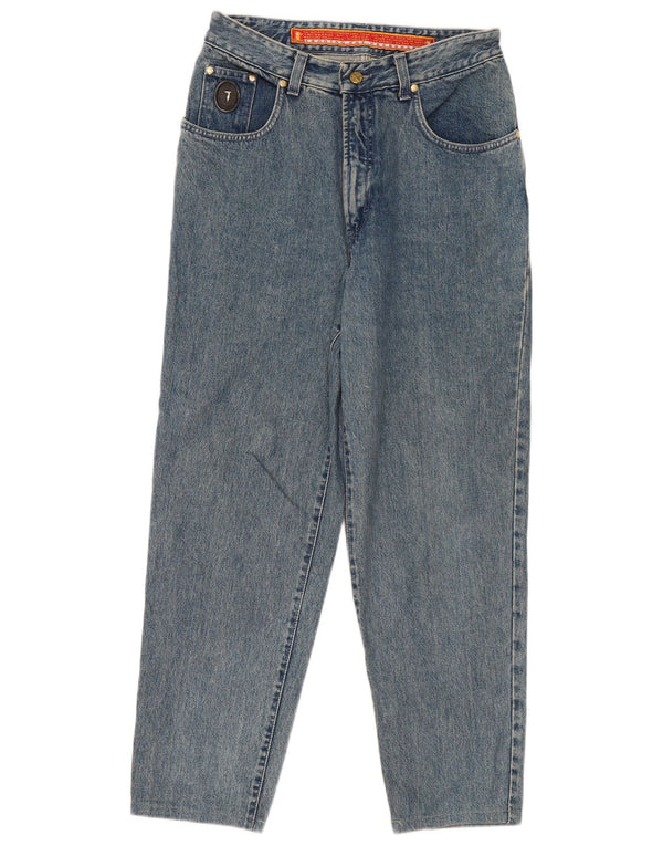 Trussardi Jeans Damen Tapered IT 48 XL W34 L28 Blaue Baumwolle