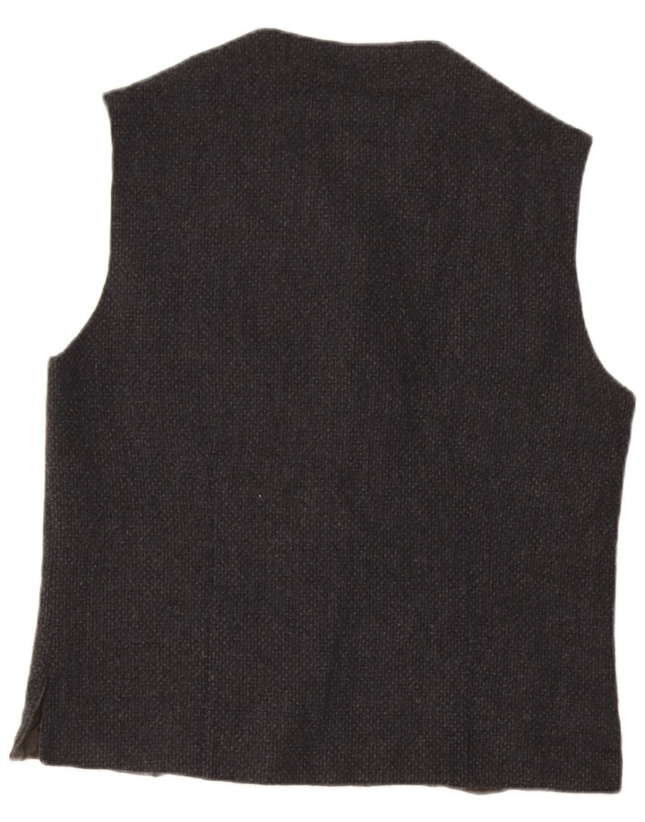 Vintage Herren Utility Gilet UK 36 Small Grau