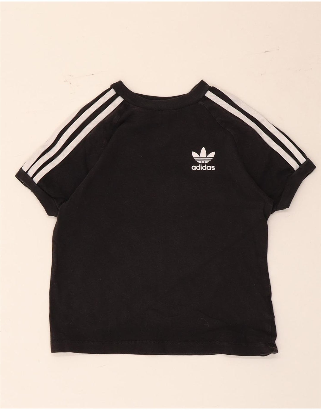 Adidas T-Shirt für Jungen, 6–7 Jahre, schwarze Baumwolle