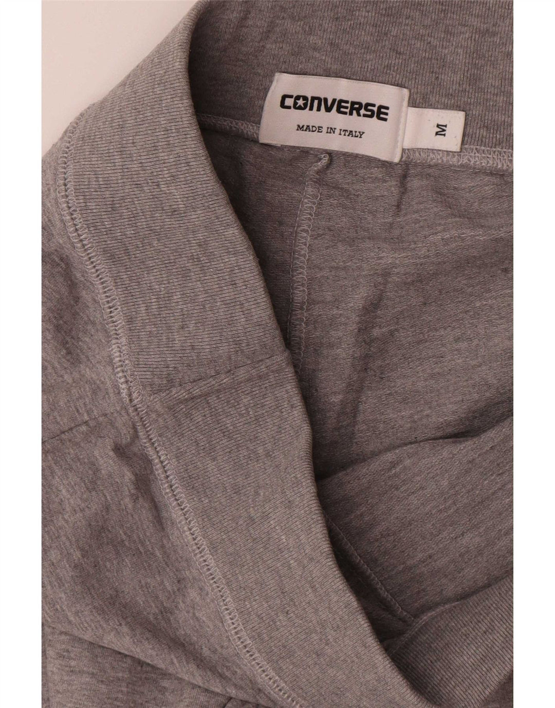Converse Damen-Trainingshose, Jogginghose, UK 12, mittelgrau gefleckte Baumwolle