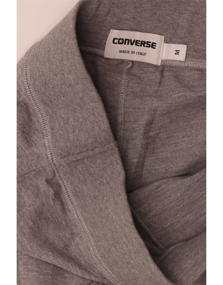 Converse Damen-Trainingshose, Jogginghose, UK 12, mittelgrau gefleckte Baumwolle