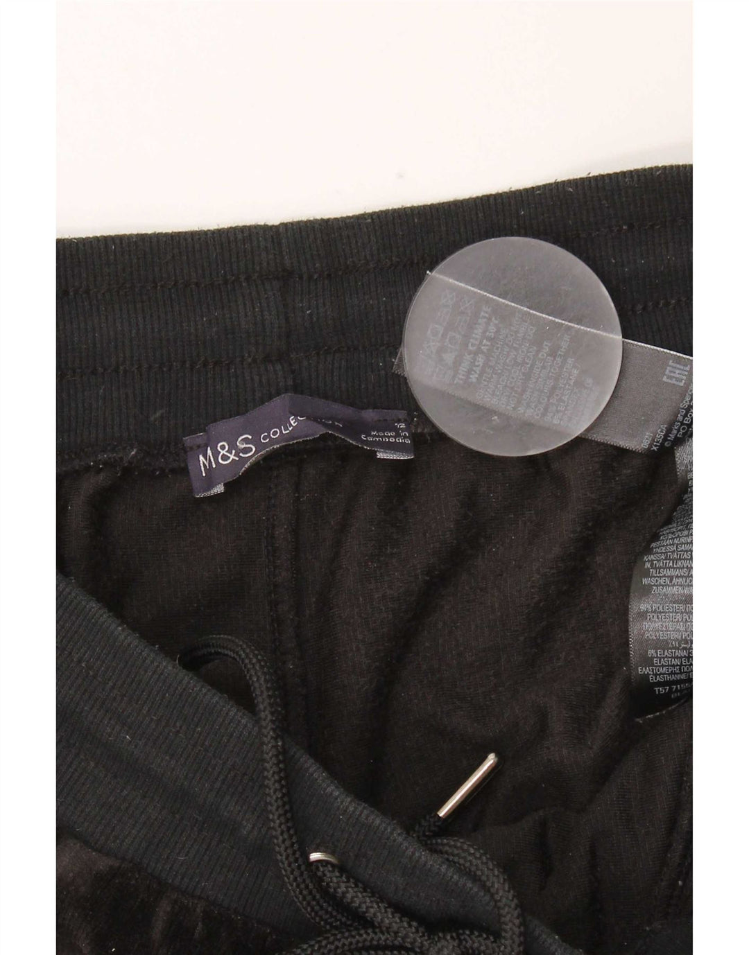 Marks & Spencer Crop-Trainingshose für Damen, Jogginghose, UK 12, Mittelbraun