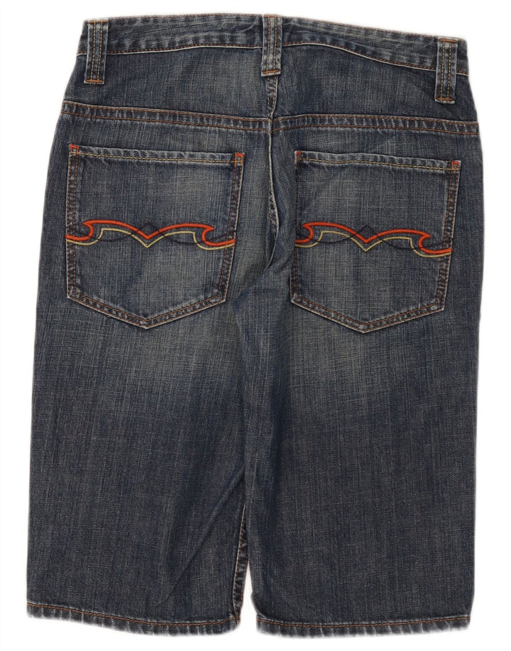 Benetton Herren Jeansshorts W30 mittelblaue Baumwolle