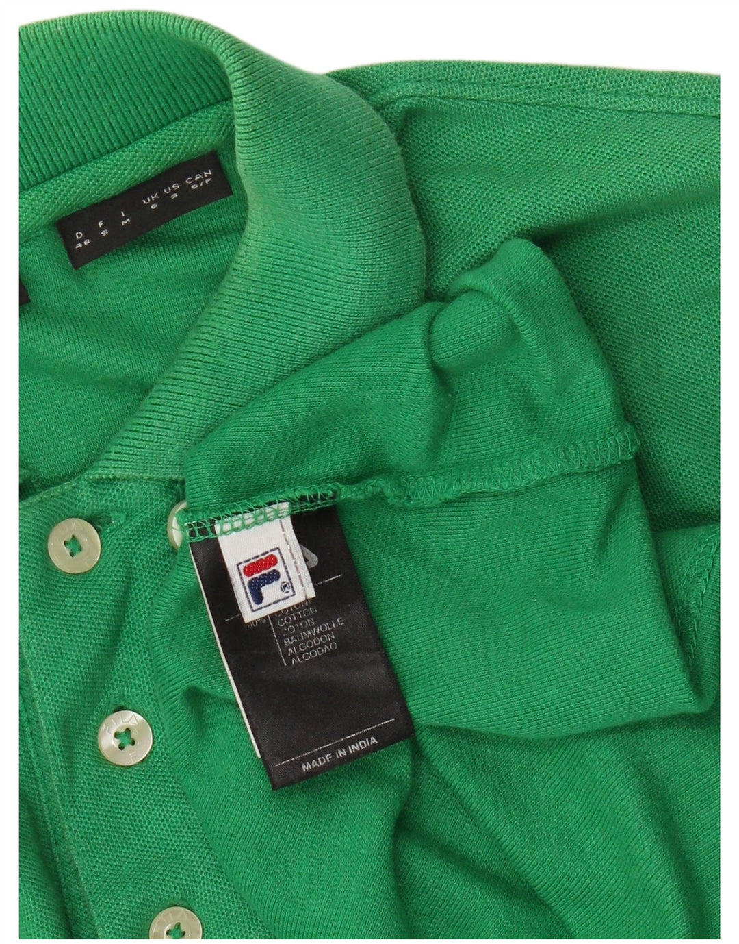 Fila Herren Poloshirt Kleine grüne Baumwolle
