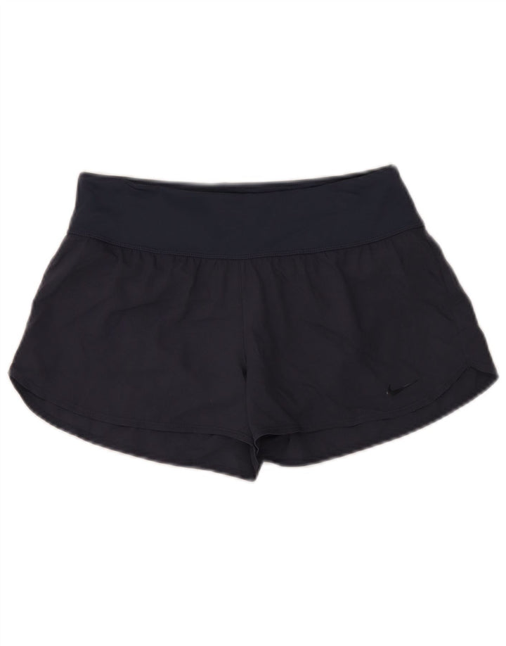 Nike Damen Sportshorts UK 6 XS Marineblau Polyamid