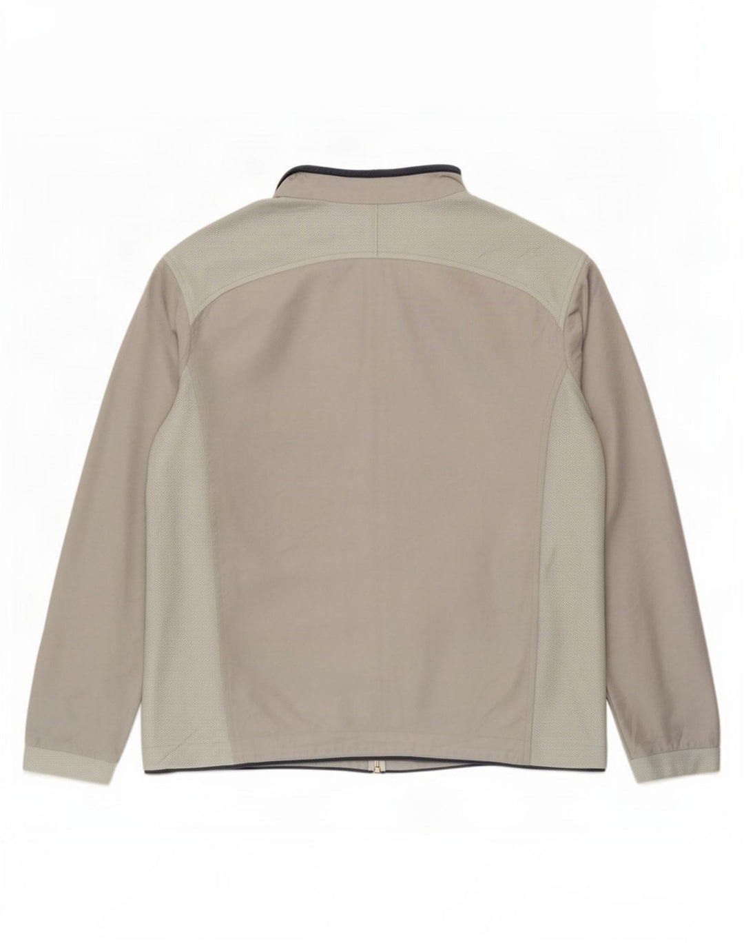 Brugi Herren-Trainingsanzug-Oberteiljacke IT 50 Mittelgraues Colourblock-Polyester