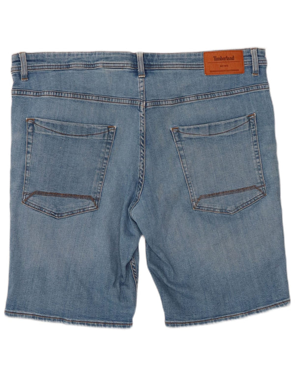TIMBERLAND Mens Denim Shorts W42 2XL Blue Cotton