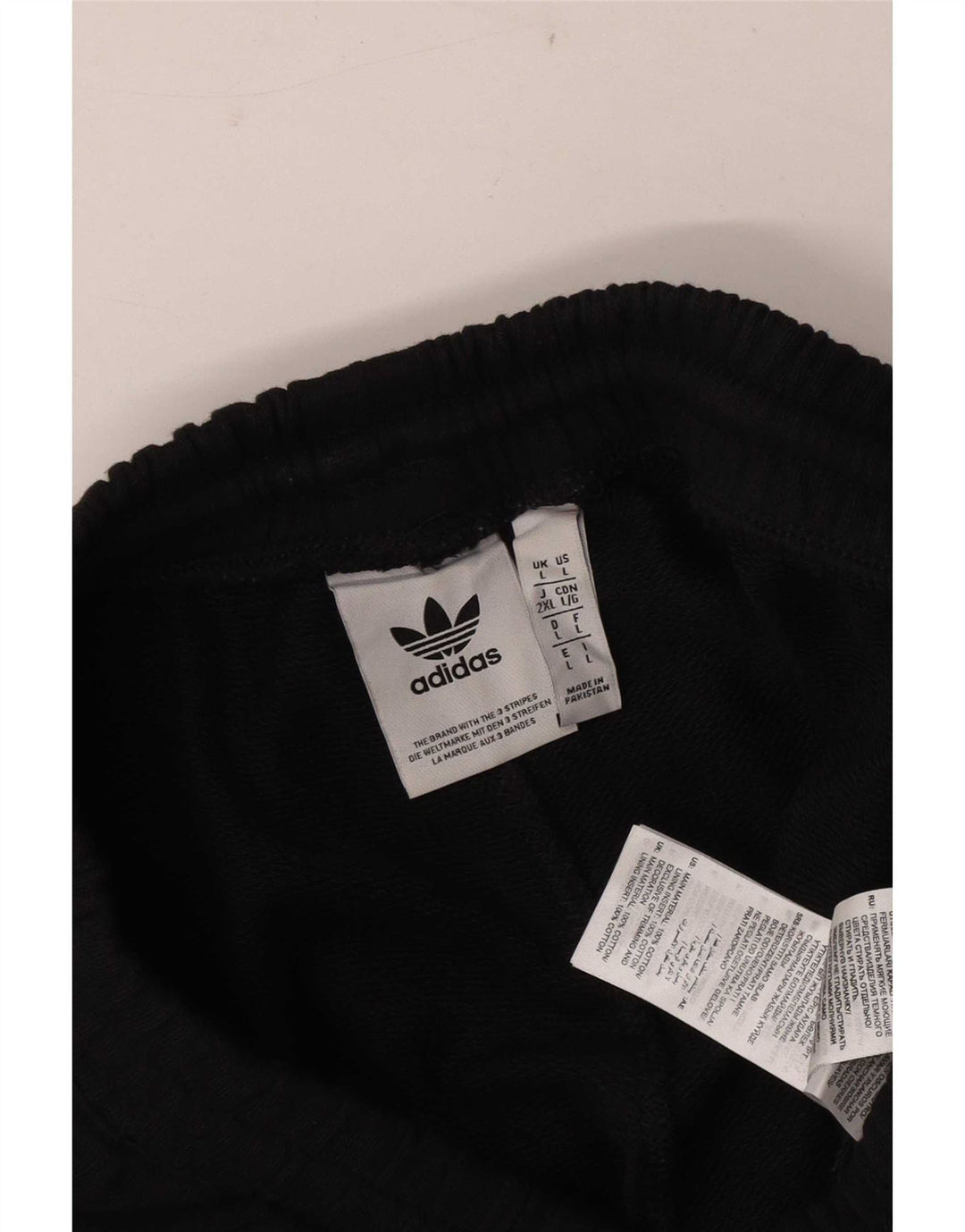 Adidas Herren Sport Shorts Große schwarze Baumwolle