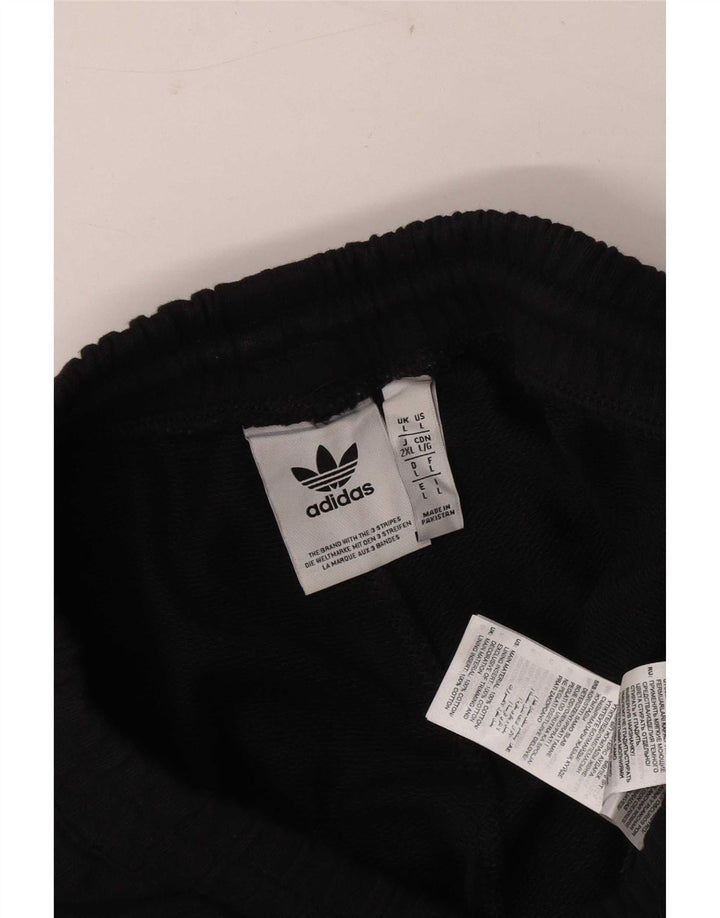 Adidas Herren Sport Shorts Große schwarze Baumwolle