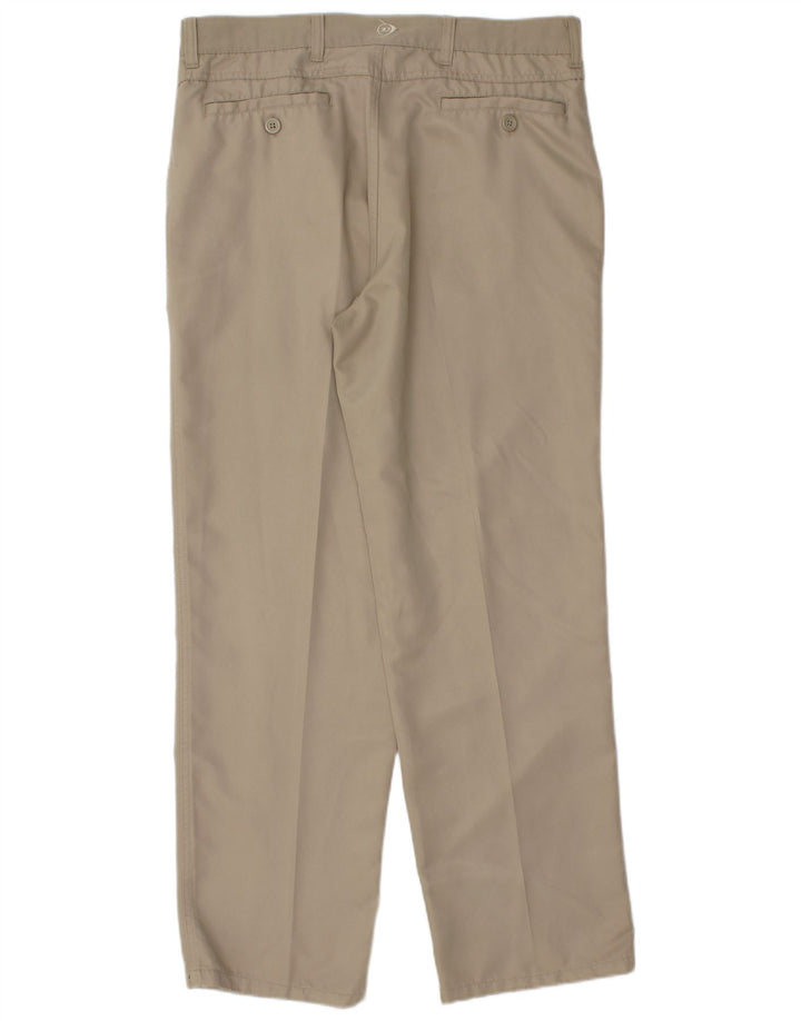 DUNLOP Herren-Chinohose mit Pegged, W34, L31, Beige, Polyester