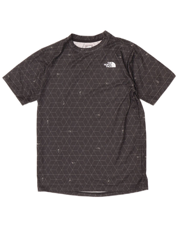 The North Face T-Shirt für Jungen, 14–15 Jahre, XL, Schwarz, geometrisch, Sport