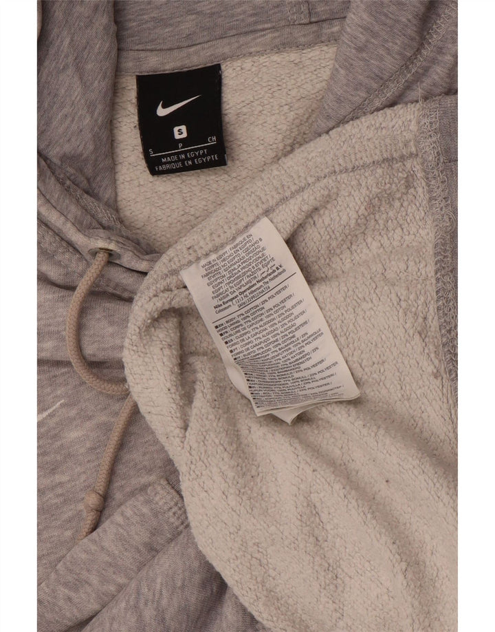 Nike Herren Kapuzenpullover, Größe S, Grau, Baumwolle
