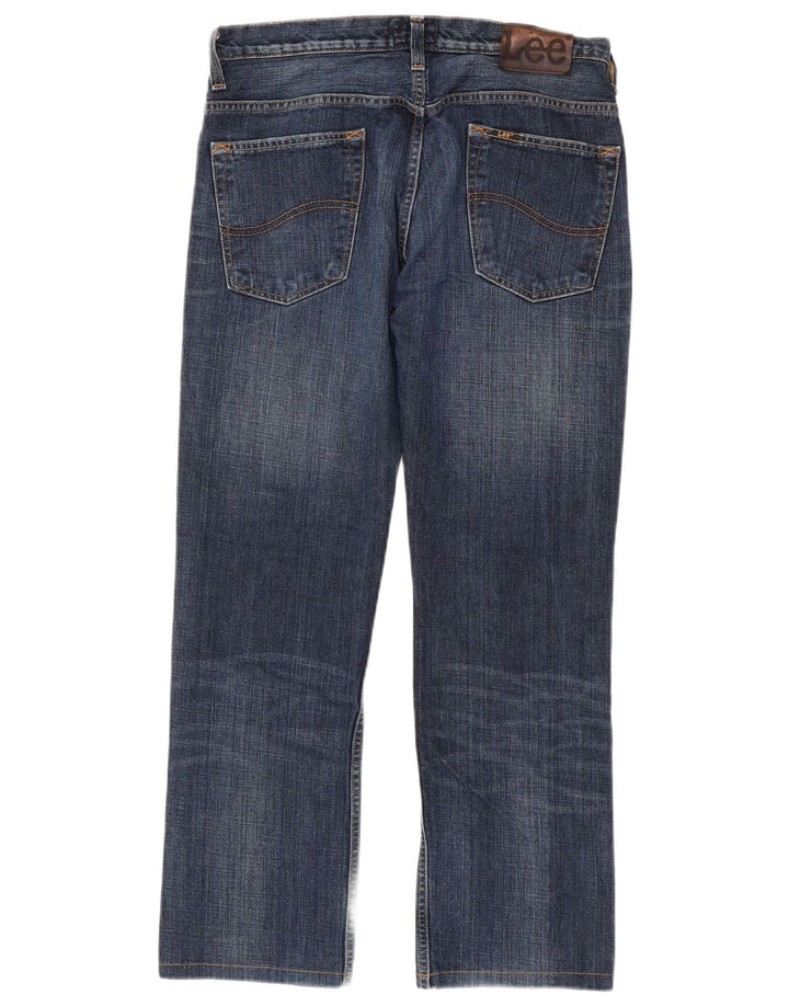 LEE Herren Knox Straight Jeans W32 L28 Blaue Baumwolle