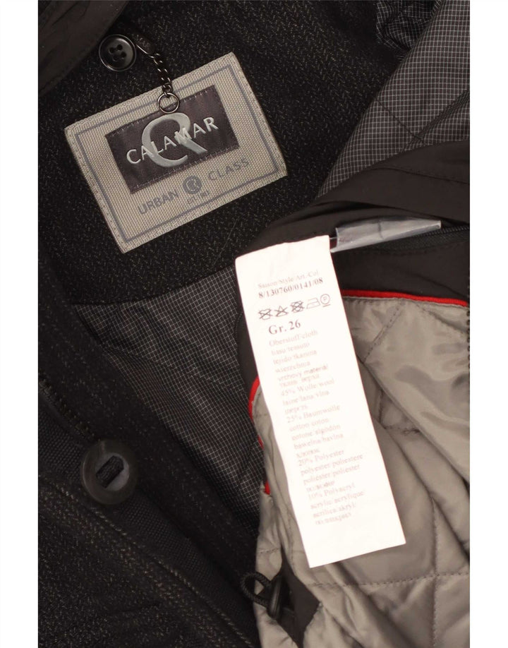 Calamar Herren-Utility-Jacke UK 42 XL aus grauer Wolle