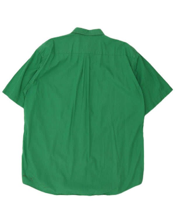 Levi's Herren-Kurzarmhemd XL aus grüner Baumwolle