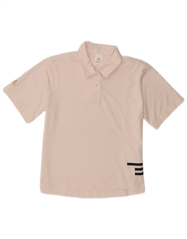 Adidas Damen Poloshirt UK 18 XL Rosa Polyester