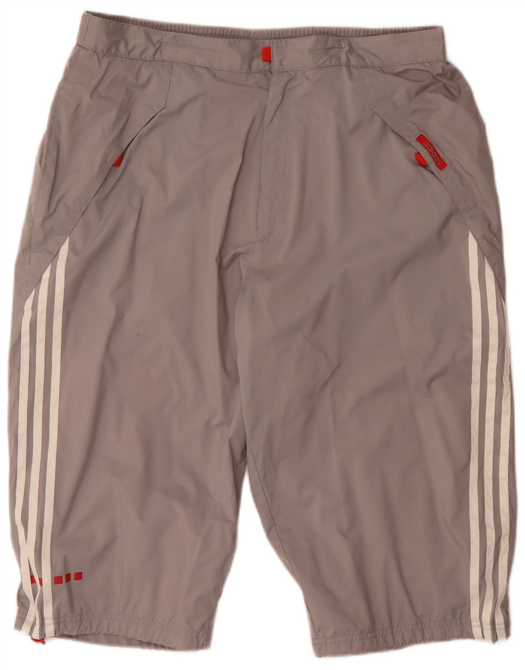 Adidas Herren Bermuda Shorts Large W36 Grau Polyester