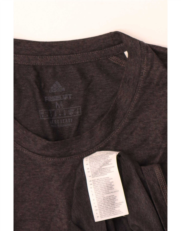 Adidas Herren Aeroready T-Shirt Top Mittelgraues Polyester