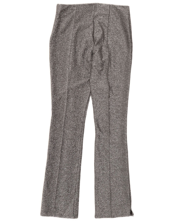 Zara Damen Trafaluc Bootcut Freizeithose Medium W28 L30 Silber