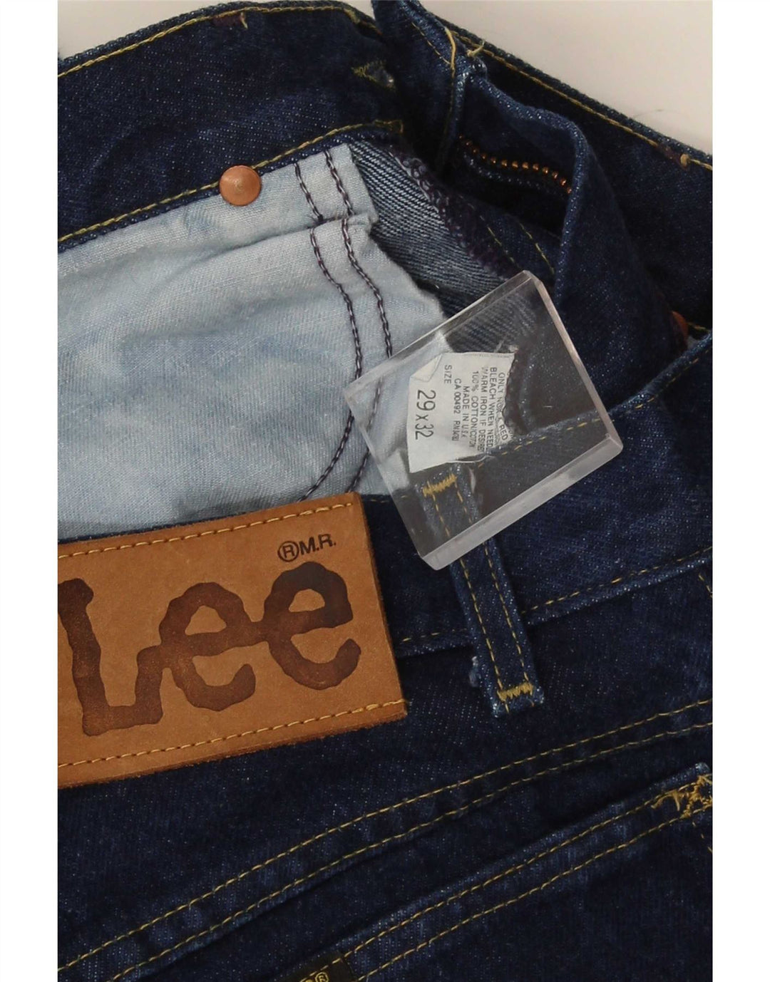 Lee Herren Straight Jeans W29 L26 Marineblau