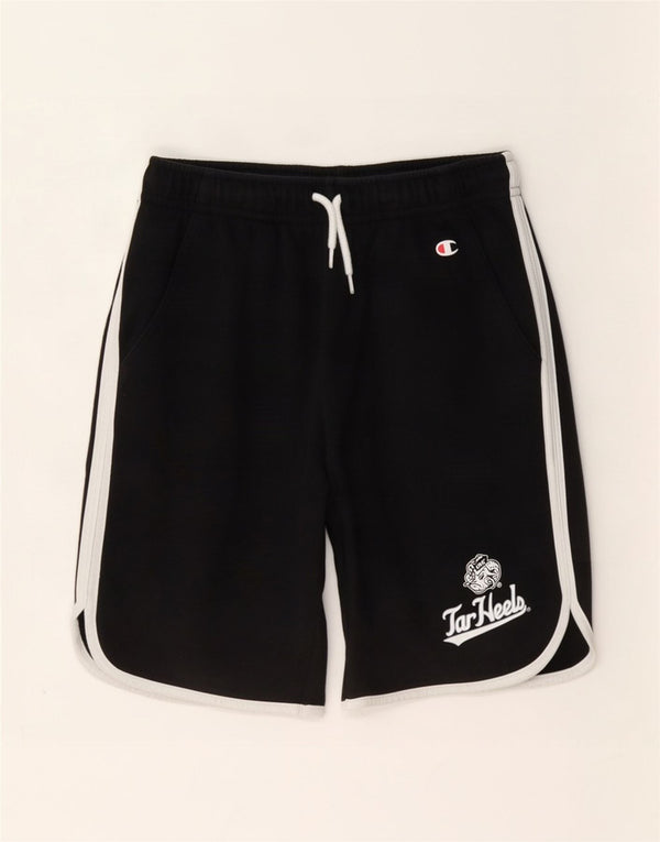 Champion Sport-Shorts mit Grafik für Jungen, 9–10 Jahre, Mittelschwarz, Farbblock