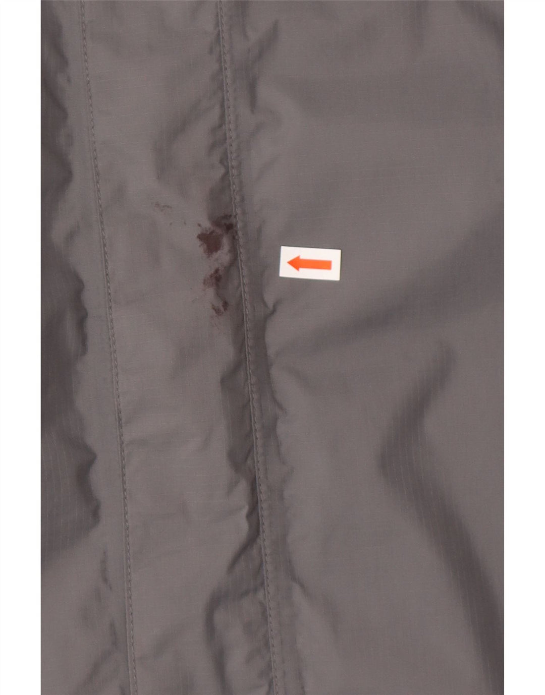 THE NORTH FACE Herren-Regenjacke mit Kapuze, UK 38, mittelgraues Nylon