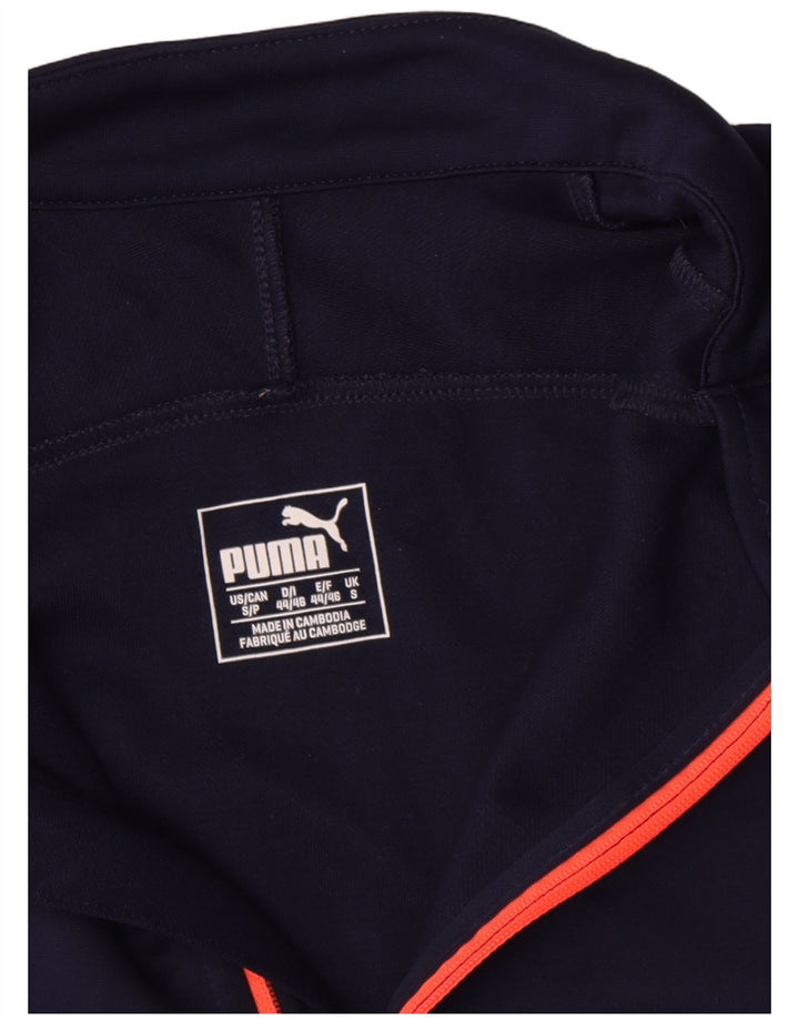 Puma Herren-Pullover-Trainingsanzug mit Reißverschluss, Größe S, Marineblau, Polyester