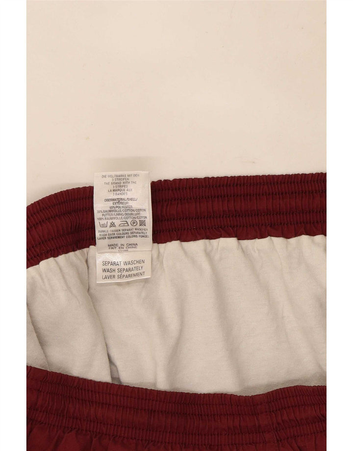 Adidas Damen Sportshorts UK 14 Medium Burgund Polyester