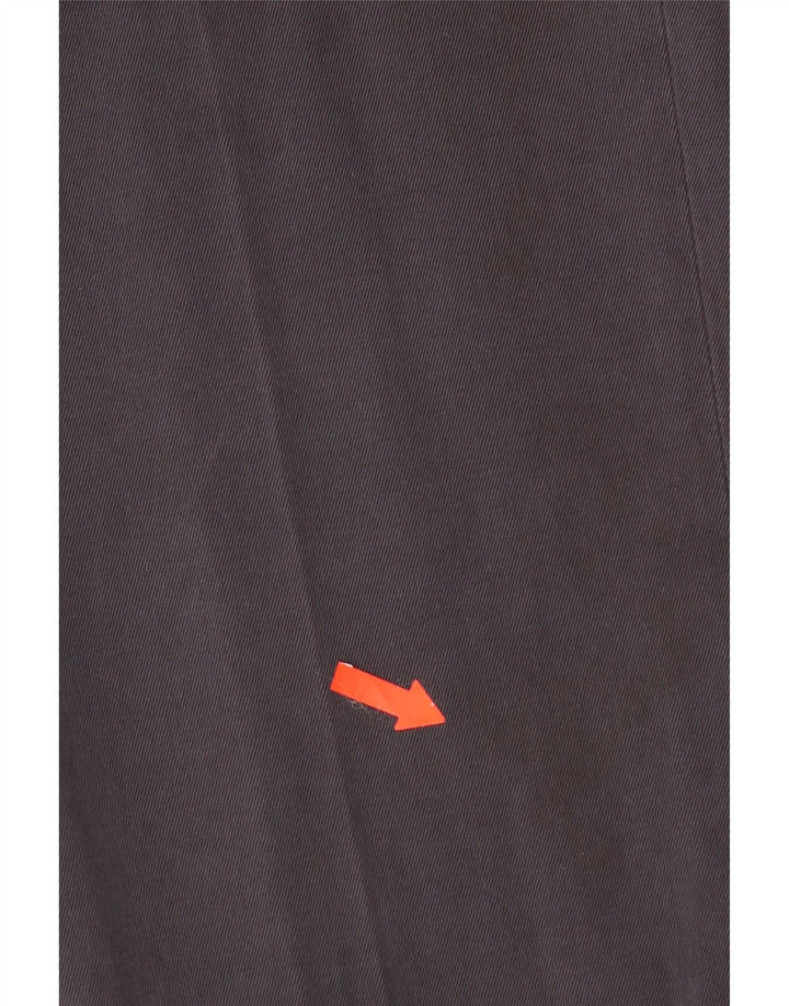 Dondup Slim Chino-Hose für Herren, W35, L33, graue Baumwolle