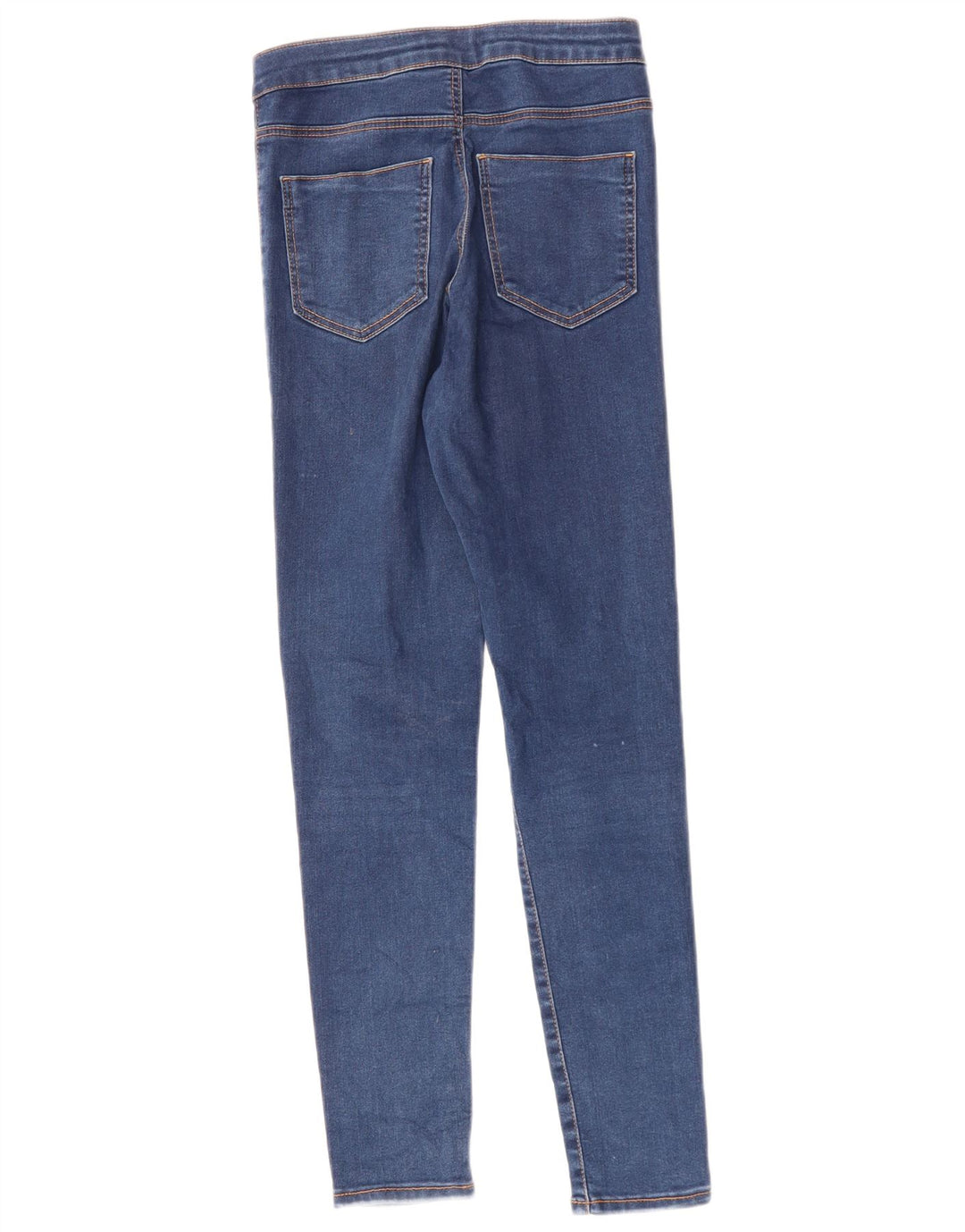 ZARA Mädchen-Jeans mit hoher Taille, Röhrenjeans, 13–14 Jahre, W24, L26, Blau