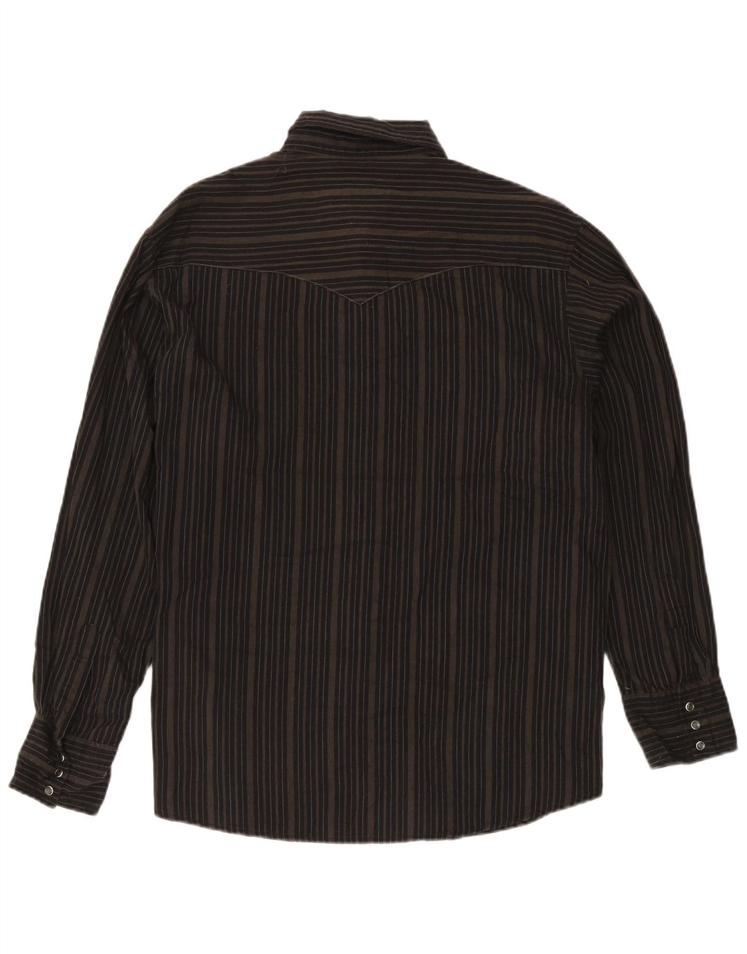 Wrangler Herrenhemd XL Schwarz gestreift