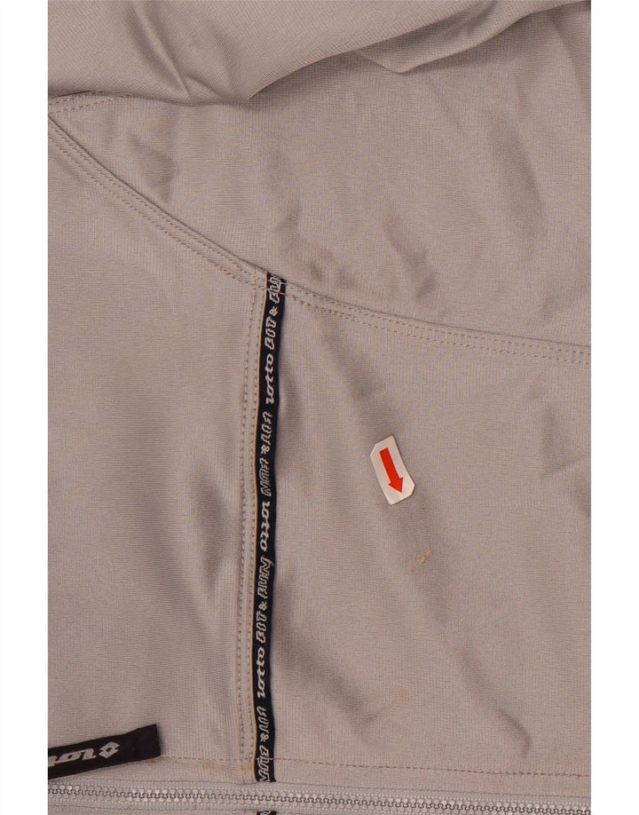 Lotto Damen-Trainingsanzug-Top-Jacke, UK 12, mittelgraues Polyester