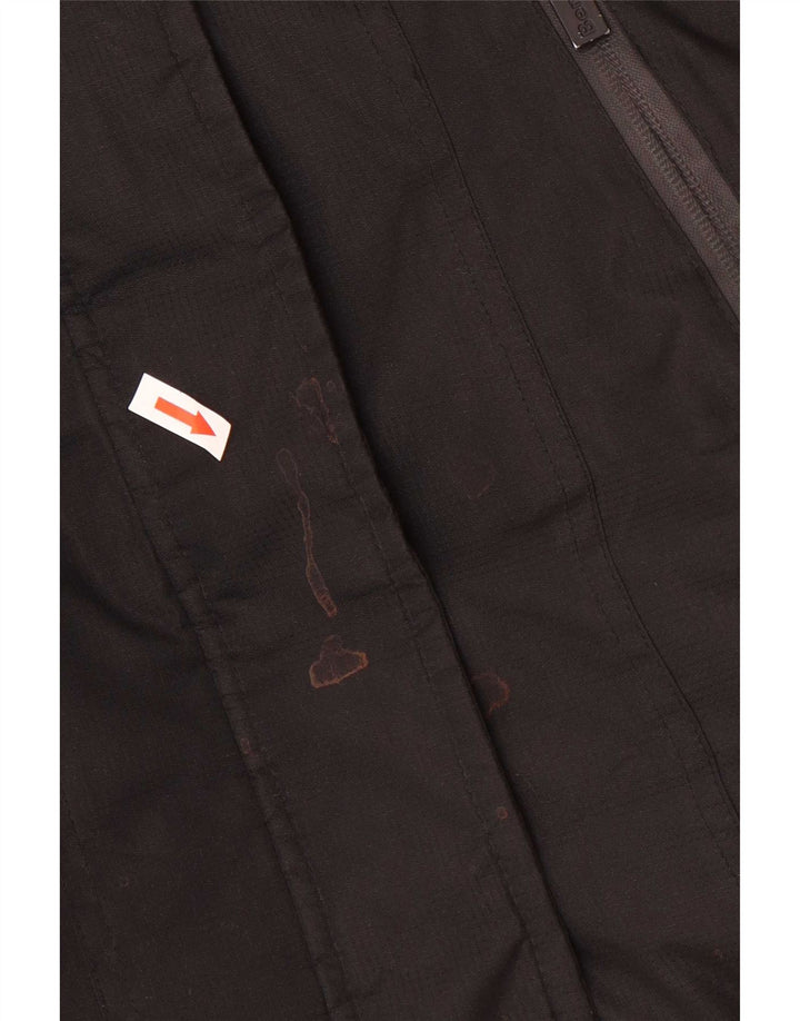 Bench Mädchen-Parka mit Kapuze, 7–8 Jahre, schwarzes Polyester
