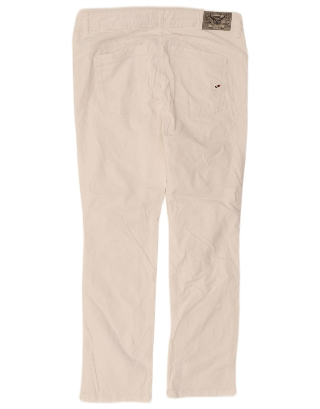 Tommy Hilfiger Herren Slim Jeans W34 L34 Weiße Baumwolle