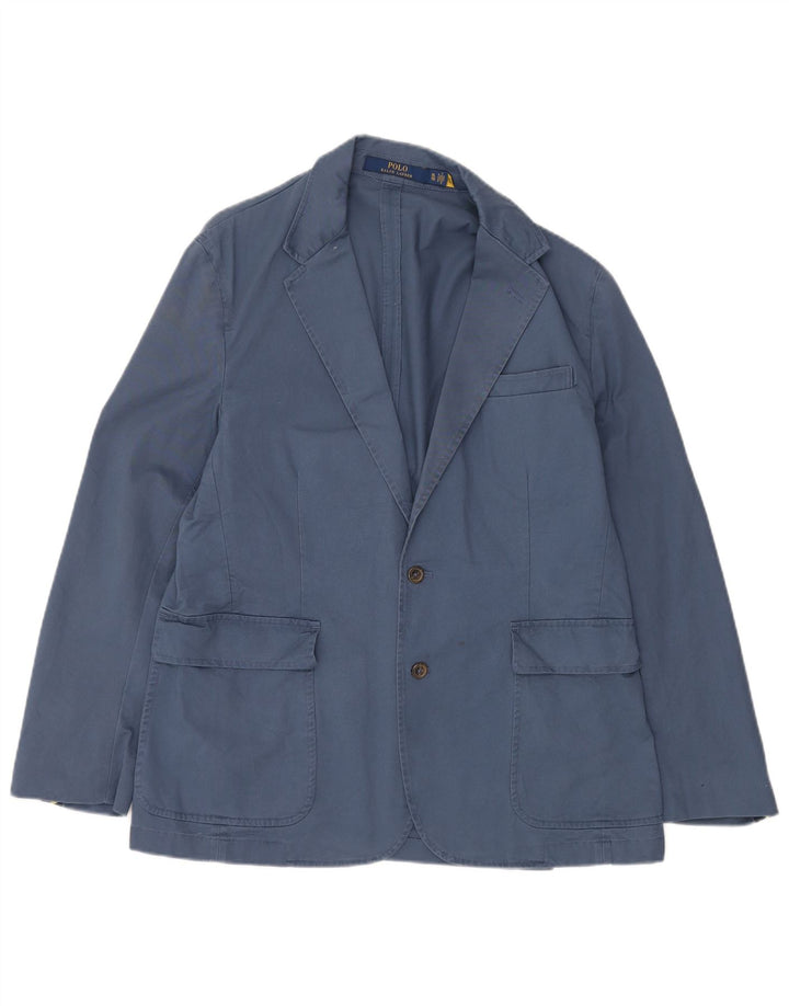 POLO RALPH LAUREN Herren-Blazer mit 2 Knöpfen, UK 42, XL, Marineblau, Baumwolle