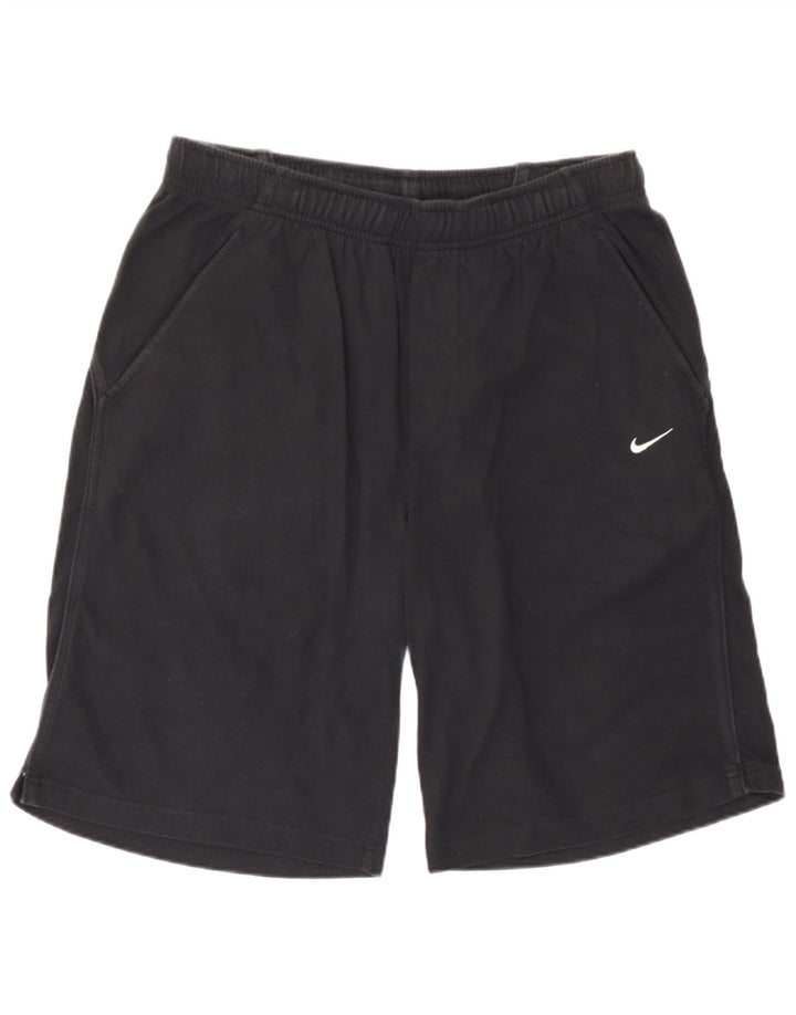 Nike Herren-Sportshorts, groß, aus schwarzer Baumwolle