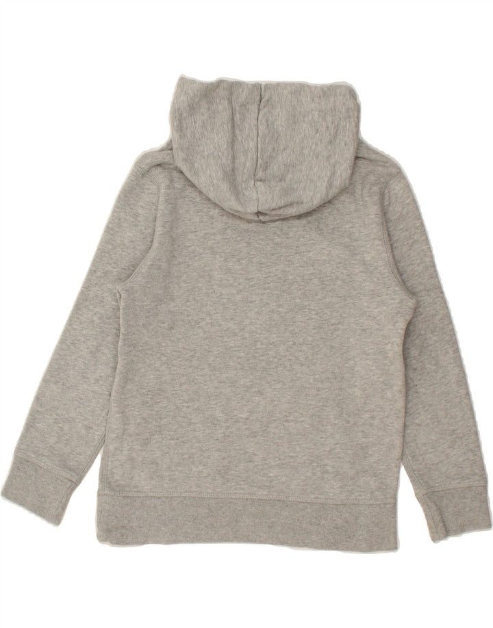 GAP Boys Graphic Hoodie Jumper 7-8 Years Medium Grey Vintage Gap and Second-Hand Gap from Messina Hembry 