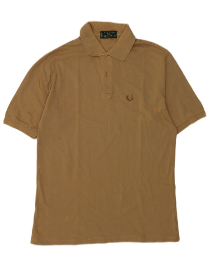 Fred Perry Herren-Poloshirt, große Khaki-Baumwolle